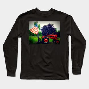 Farmall and Flag Long Sleeve T-Shirt